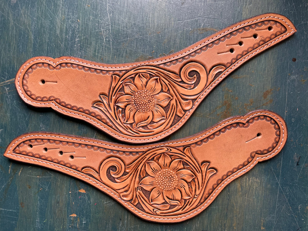 Sunflower Dovetail Spur Straps