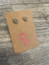 Leather Stud Earrings