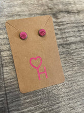Leather Stud Earrings