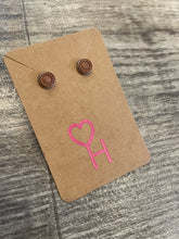 Leather Stud Earrings